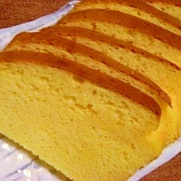 天ぷら粉で ザラメ入り卵ケーキ 天ぷら粉で ザラメ入り卵ケーキ